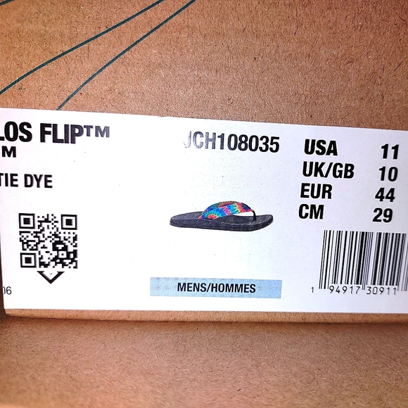 Chaco Men's Chillos Flip flop in Dark Tie dye - Picture 9 of 9